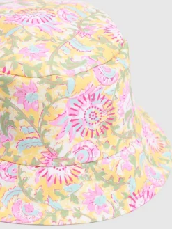 Cappello bucket stampa floreale