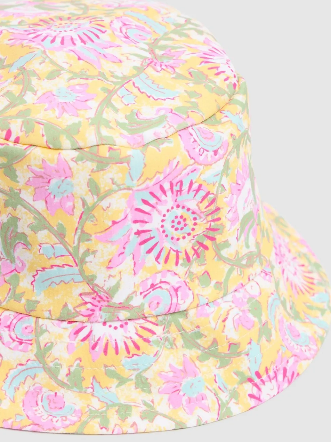Cappello bucket stampa floreale
