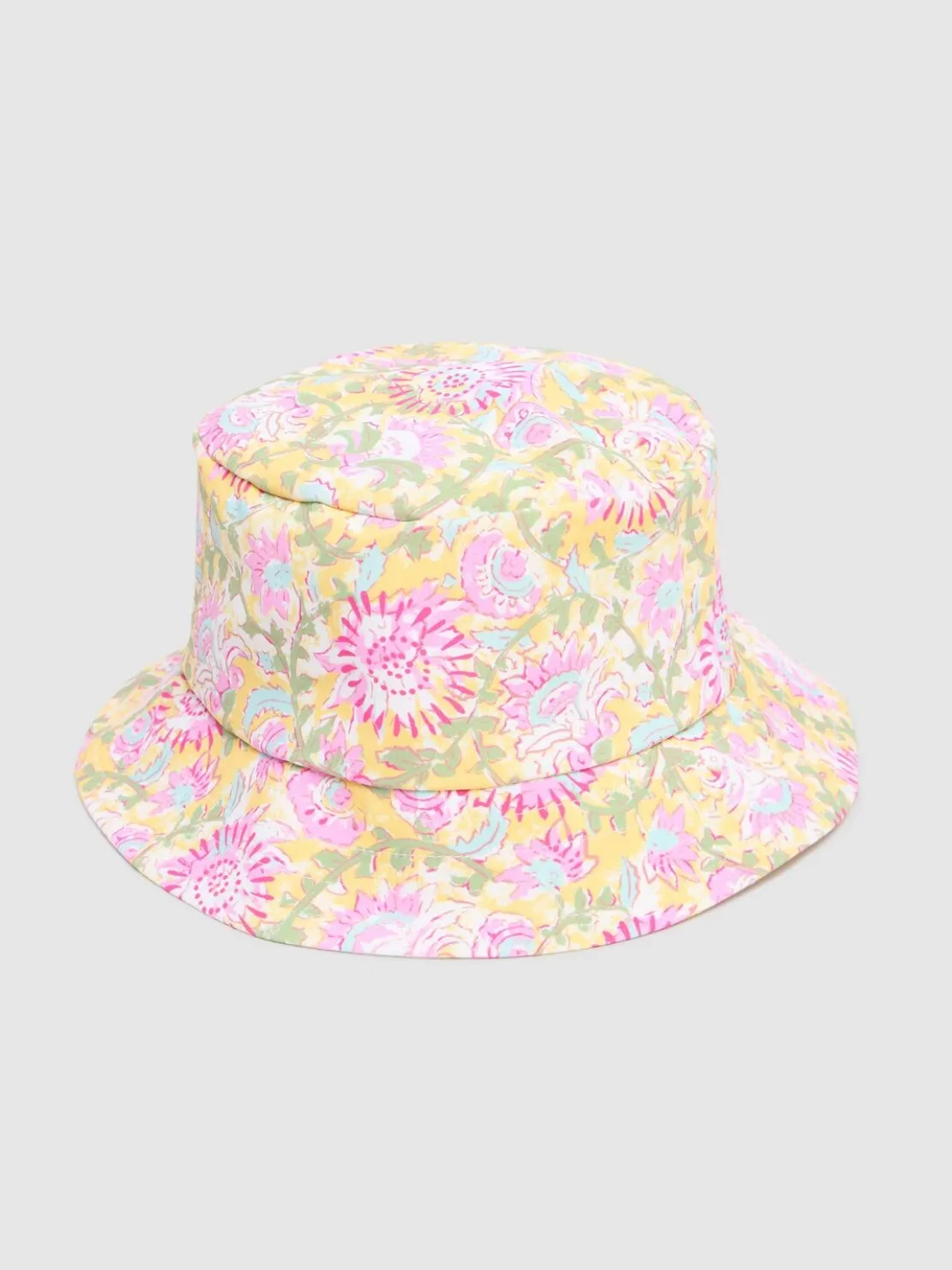 Cappello bucket stampa floreale