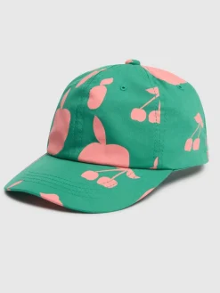 Cappello in cotone con stampa Fruit