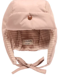 Cappello in poly imbottito con lacci