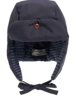 Cappello in poly imbottito con lacci