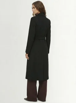 Cappotto doppiopetto lungo Kenner con cintura
