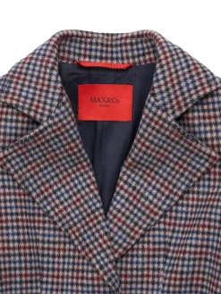 Cappotto in lana con cintura