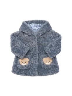 Cappotto in teddy di poliestere