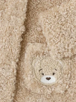 Cappotto in teddy di poliestere
