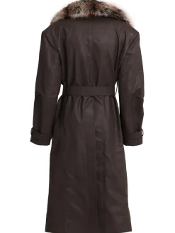 Cappotto lungo con cintura con fibbia