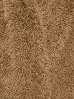 Cappotto lungo in teddy