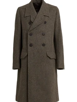 Cappotto lungo Officer in lana