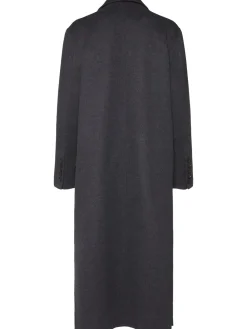 Cappotto monopetto in misto lana