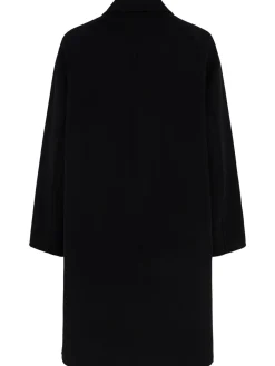 Cappotto monopetto in misto lana