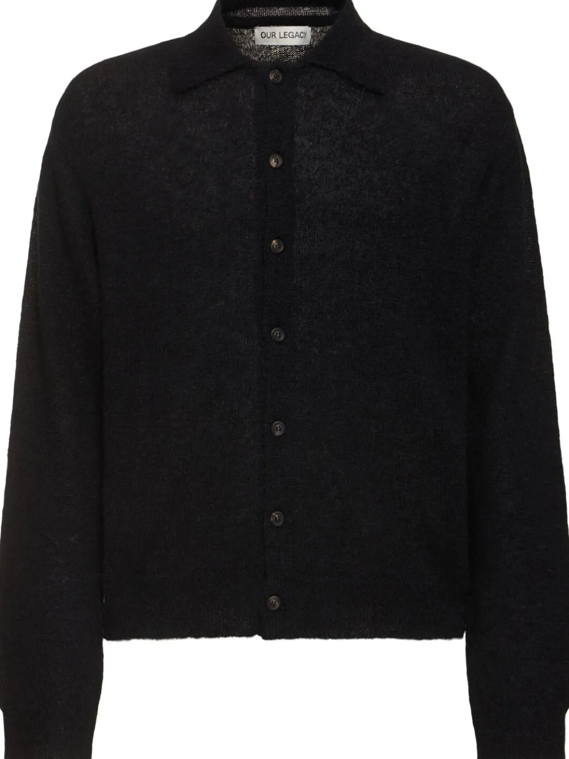 Cardigan a maniche lunghe in maglia