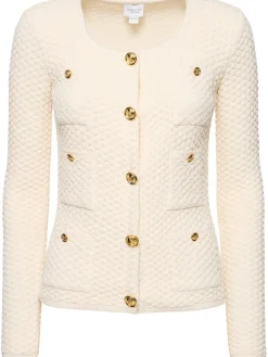 Cardigan in maglia con taschini