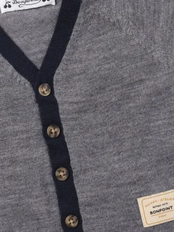 Cardigan in maglia di lana