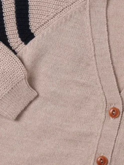Cardigan in maglia di misto lana