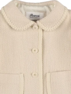 Cardigan in maglia di misto lana