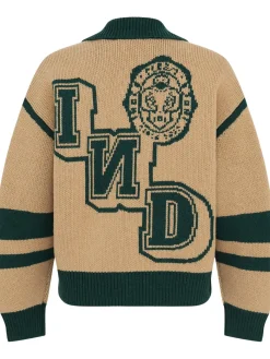 Cardigan in maglia di misto lana