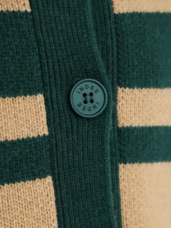 Cardigan in maglia di misto lana