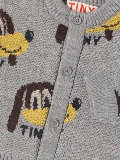 Cardigan in maglia di misto lana