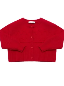 Cardigan in maglia di misto poly