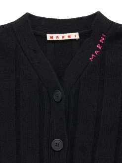 Cardigan in maglia di misto viscosa