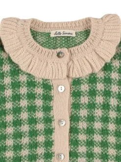 Cardigan Sara in maglia di misto lana