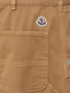 Cargo cotton gabardine pants