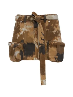 Cargo mini skirt