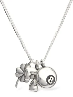 Casino silver necklace