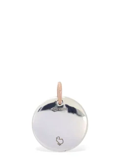 Charm Capricorn in argento e oro rosa 9kt