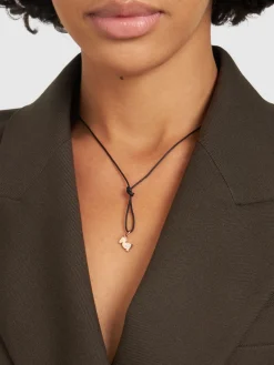 Charm Junior in oro rosa 9kt con diamanti