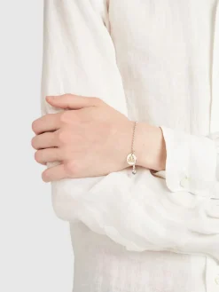 Charm Libra in oro rosa 9kt e argento