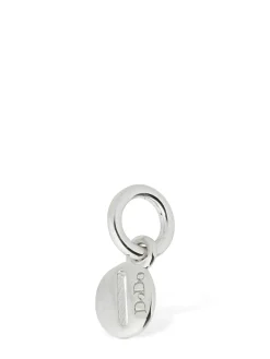Charm O in oro bianco 18kt con diamanti