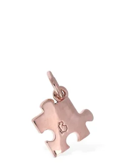 Charm Puzzle in oro rosa 9kt smaltato