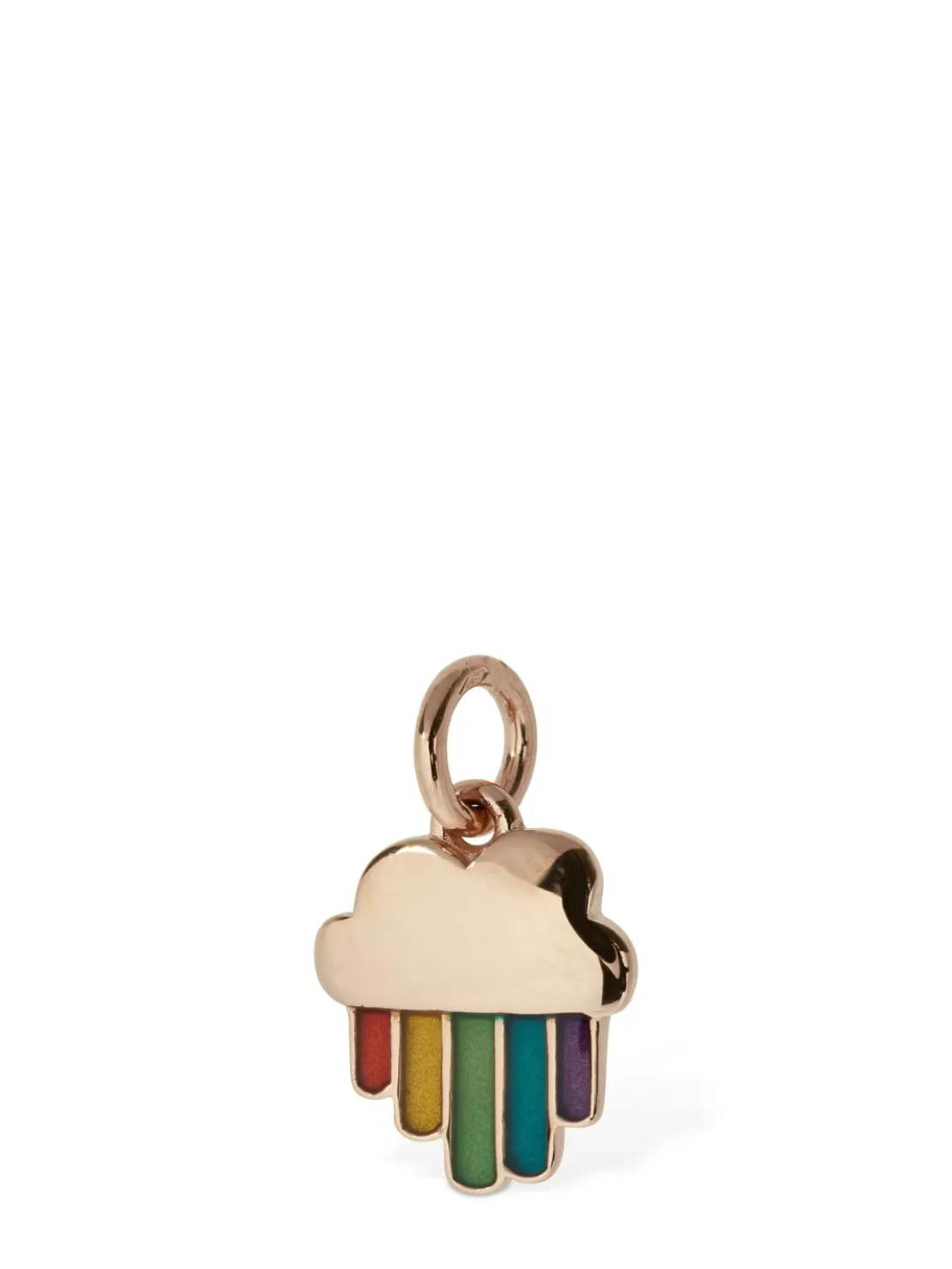 Charm Rainbow in oro rosa 9kt smaltato