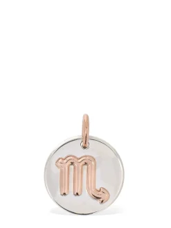 Charm Scorpio in oro rosa 9kt e argento