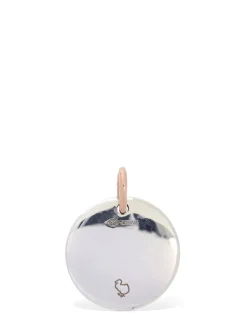 Charm Taurus in argento e oro rosa 9kt