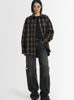 Checked cotton shirt