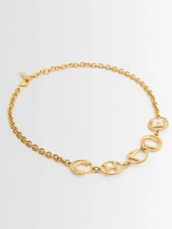 Collana Script con logo cerchiato