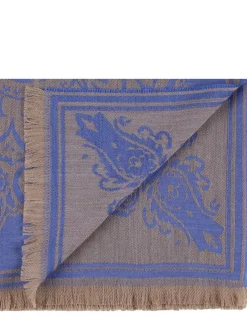 Coperta Alocasia-s in lana con frange