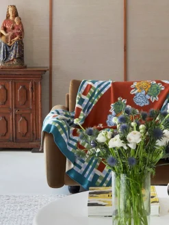 Coperta Ankara Rust Plumbago