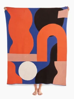 Coperta Bebo in maglia di misto cotone