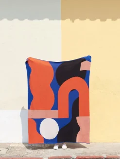Coperta Bebo in maglia di misto cotone
