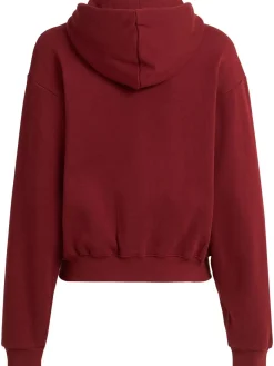Cotton blend classic zip-up hoodie