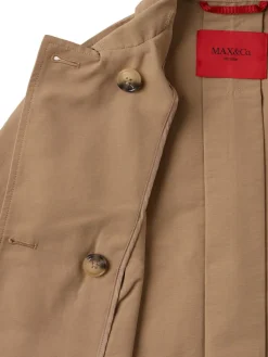 Cotton blend cropped jacket