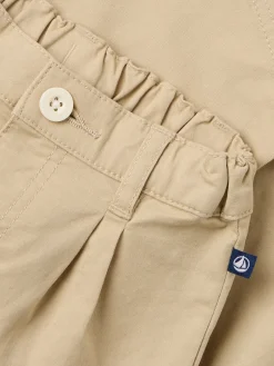 Cotton blend gabardine pants