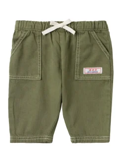 Cotton blend jersey pants