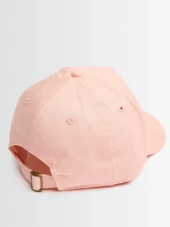 Cotton canvas baseball hat w/ logo