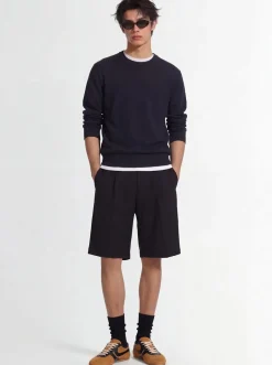 Cotton crewneck sweater