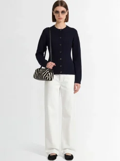 Cotton guernsey cardigan